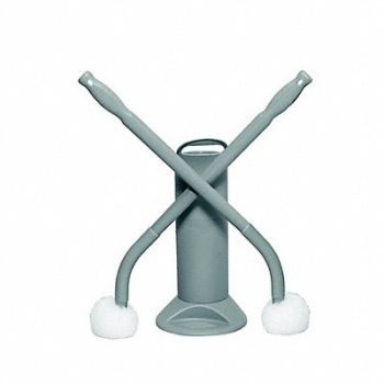 UNGER Toilet Bowl Mop Kit 26 in L White, 9WLF1