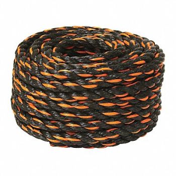 KOCH Rope PPL Twisted 1/2 in Dia 50 ft L, 9WP25