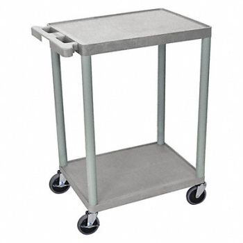 GRAINGER APPROVED Utility Cart 300 lb Load Cap. PE, 9WRA1
