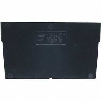 QUANTUM STORAGE SYSTEMS Divider 7 1/8 in Black PK50, 9WTC4