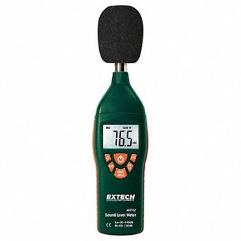 EXTECH Sound Level Meter Backlit LCD Display, 9WTE8