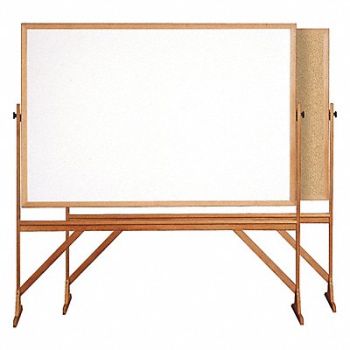 GHENT Combination Bulletin Board 4x6 ft., 9WTY8