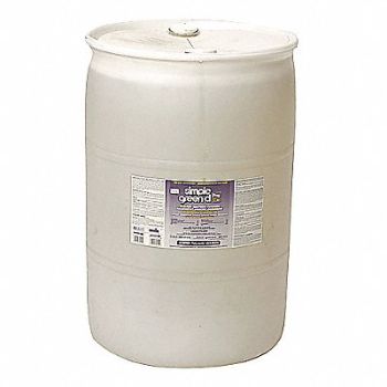 SIMPLE GREEN One-Step Disinfectant Unscented 55 gal, 9WUK4