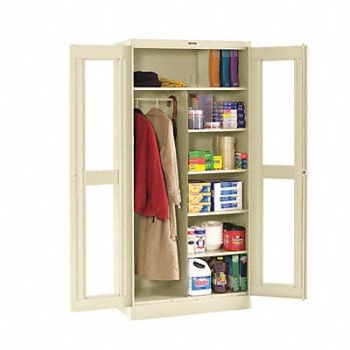 TENNSCO Combo Wardrobe Cabinet 72 H 36 W Sand, 8DRF3