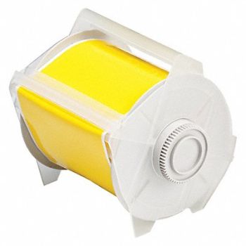 BRADY Cold Temperature Tape LabelingYellow, 9X504