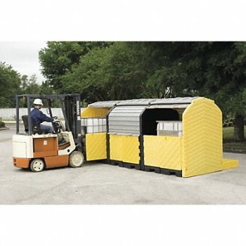 ULTRATECH Spill Pallet 3 IBC Outdoor, 9E472