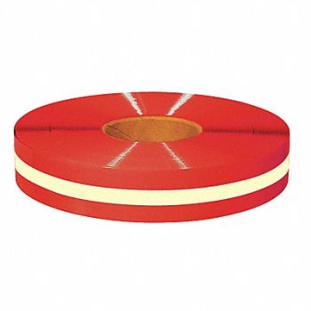 MIGHTY LINE K3886 Floor Tape Red 2 inx100 ft Roll, 9YGZ9