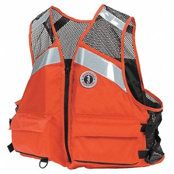 MUSTANG SURVIVAL E7907 Standard Life Jacket III L/XL 15-1/2 lb., 9YK94