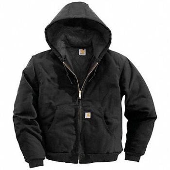 CARHARTT F2635 Hooded Jacket Insulated Black S, 8F349