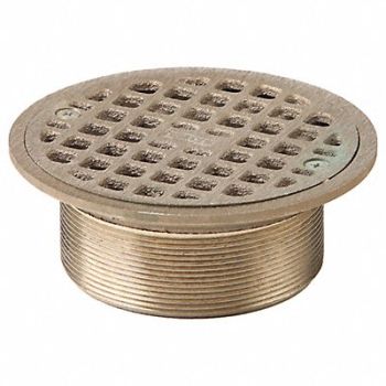 JAY R. SMITH MFG. CO Floor Drain Strainer Round 5In Dia, 11U231