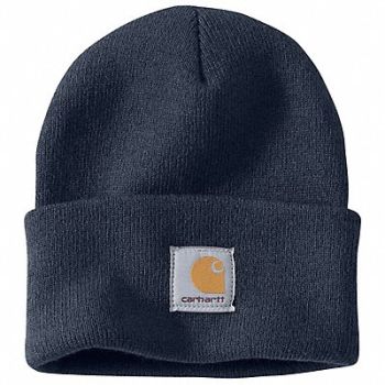 CARHARTT D2583 Knit Cap Universal Navy Blue, 3MUH6