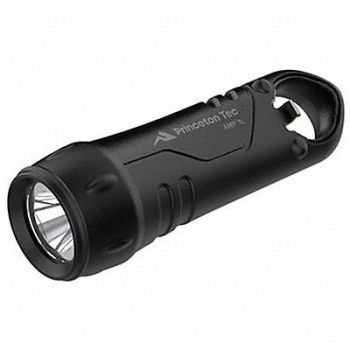 PRINCETON TEC Handheld Flashlight Plastic Black 100lm, 19YH53