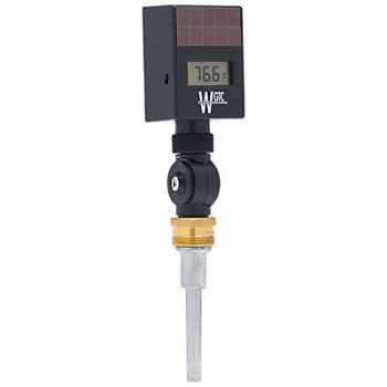 WGTC Thermometer Solar Light 3/4 NPT Thread, 801CM9