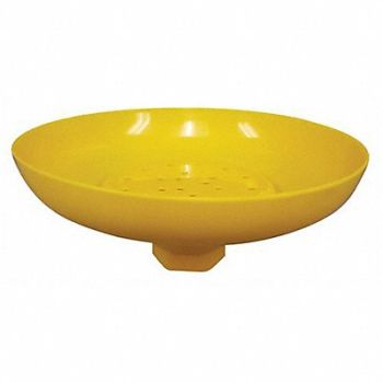 HUGHES SAFETY Shower Rose ABS Yellow, 34RU10