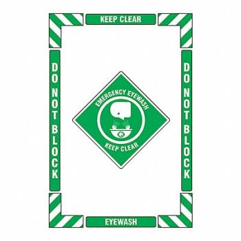 SLIP-GARD Floor Sign Vertical Rectangle English, 793Z28