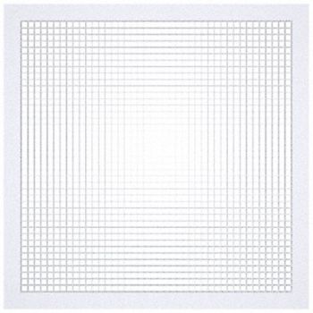 AMERICAN LOUVER Return Air Grille White 1 Depth PK2, 52CF13