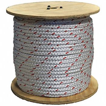 ALL GEAR Climbing Rope PES 5/8 in Dia 150 ft L, 9RCF7