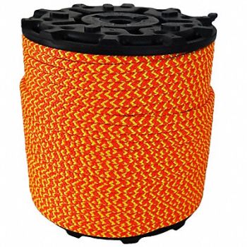 ALL GEAR Climbing Rope PES 1/2 in Dia 150 ft L, 9RCF6