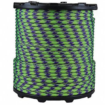 MARDI GRAS Climbing Rope 700 lb Work Load 600 ft L, 54ZE58