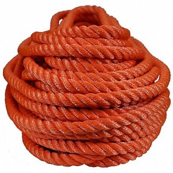 ALL GEAR Rigging Line Rope 600 ft L 3/4 Dia Org, 416P53