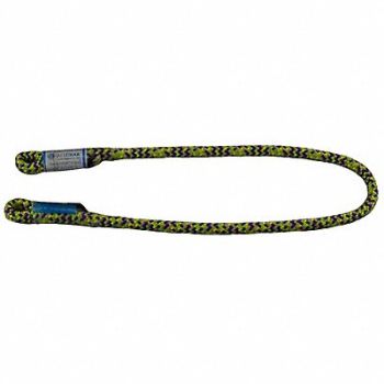 ALL GEAR Utility Cord 2 ft L 3/8 Dia Bl/Tan, 416P57