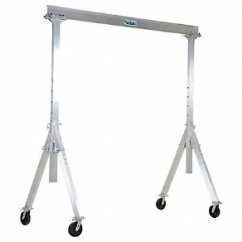 VESTIL Adjustable Alum Gantry Crane 2K 10 x 10, 44PJ83