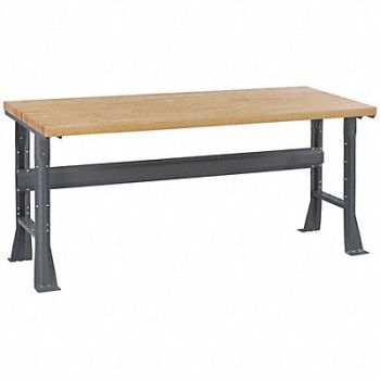 TENNSCO Workbench Butcher Block 72 W 30 D, 1PB60