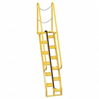 VESTIL Alternating Tread Stairs 7 ft.H, 4CU90