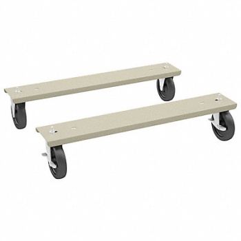 TENNSCO Plate Caster Kit Polylfin 5 in 1000 lb., 8DMW8