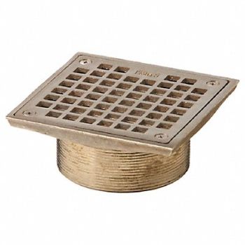 JAY R. SMITH MFG. CO Floor Drain Strainer Square 5In, 11U233