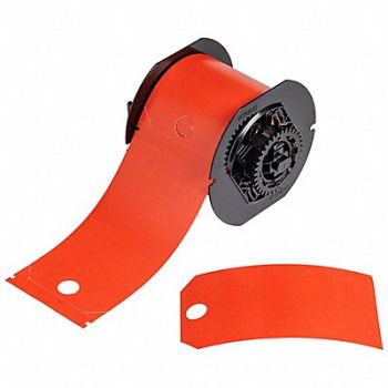 BRADY Lockout Tags 5-3/4 Label H Red, 800TG4