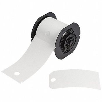 BRADY Lockout Tags 5-3/4 Label H White, 800TH0