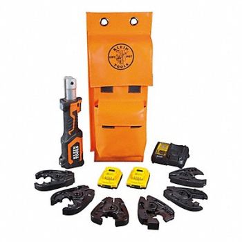 KLEIN TOOLS Cordless Cutter/Crimper Kit 2 Ah, 807K76
