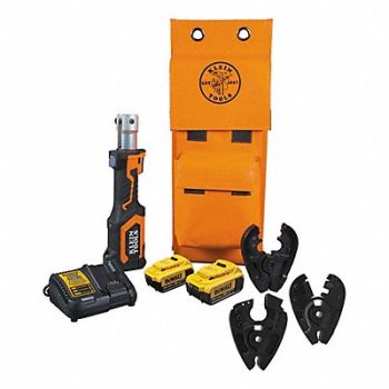 KLEIN TOOLS Battery-Op Cutter/Crimper 4 Ah, 807K90