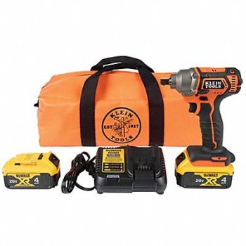 KLEIN TOOLS Compact Impact Wrench Kit, 807K99