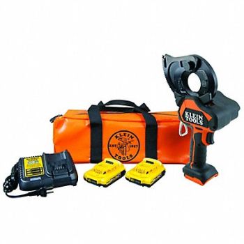 KLEIN TOOLS Battery-Op Cable Cutter CU/Al 2 Ah, 807KA5