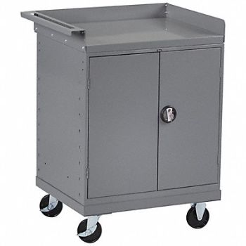 TENNSCO Mobile Cabinet Bench Steel 33 W 25 D, 6YE44