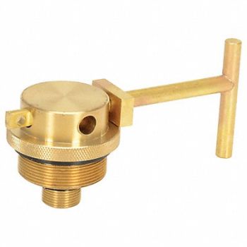 GRAINGER APPROVED Drum Lock Gold Brass Zinc Plated, 3KR44