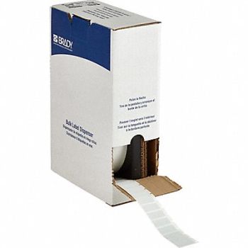 BRADY Label 1 in W Light Gray, 803RF3