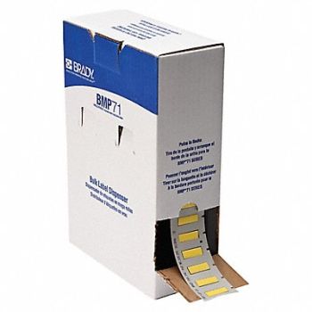 BRADY Sleeve 1 in W 21/64 in H Die-cut, 803RG0