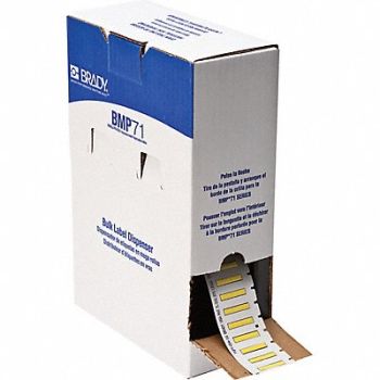 BRADY Sleeve 1 in W 3/16 in H Die-cut, 803RF7