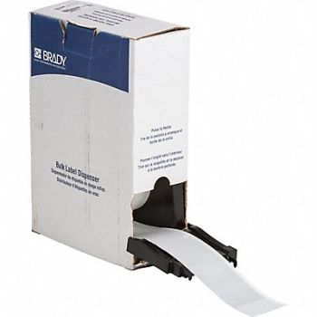 BRADY Label 2 in W Outdoor White, 803R12