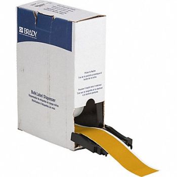 BRADY Label 2 in W Outdoor Yellow, 803R13