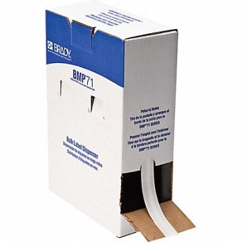 BRADY Label 15/64 in W Indoor White, 803RN5
