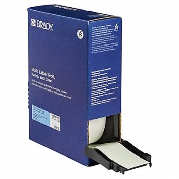 BRADY Label Polyester Color White 2 W, 803TY3