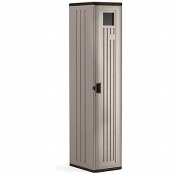 SUNCAST Plastic Storage Cabinet 20 x72 Gray, 795FF1