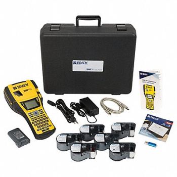 BRADY Portable Label Printer Kit BMP41 1inTape, 20XX02