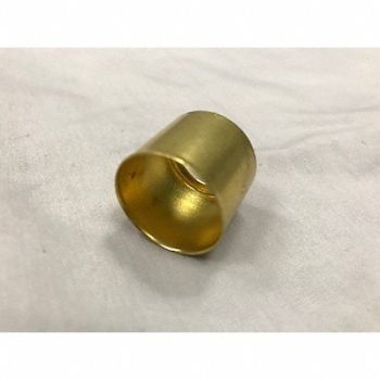 GLOBE COMMERCIAL PRODUCTS Crimp Hose Ferrule 0.875 L Brass PK25, 801TU5