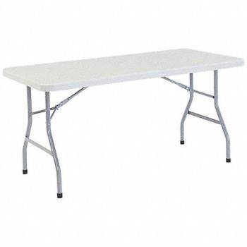 NATIONAL PUBLIC SEATING Fldg Tbl Rectgl Polypropylene 60 L 30 W, 8RMK2