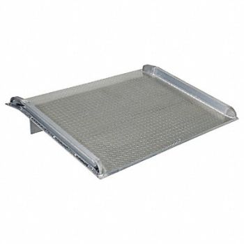GRAINGER APPROVED Dockboard Aluminum 15 000 lb 60 x 60 In, 6XW90